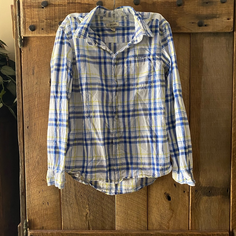 Youth plaid shirt
